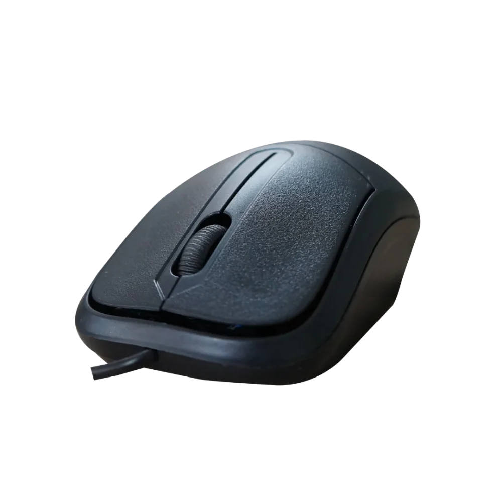 MOUSE USB OPTICO BRAZILPC BPC-M201 1000 DPI PRETO 1.2M (114X64X36) OEM - Imagem 3