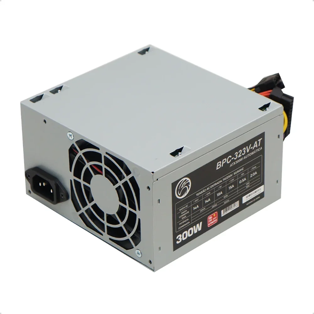 FONTE ATX 350W BRAZILPC BPC-S325V1.0 24 PINOS OEM