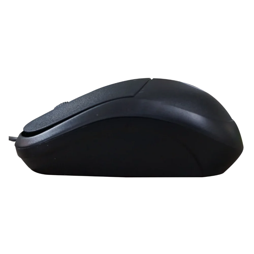 MOUSE USB OPTICO BRAZILPC BPC-M201 1000 DPI PRETO 1.2M (114X64X36) OEM - Imagem 2