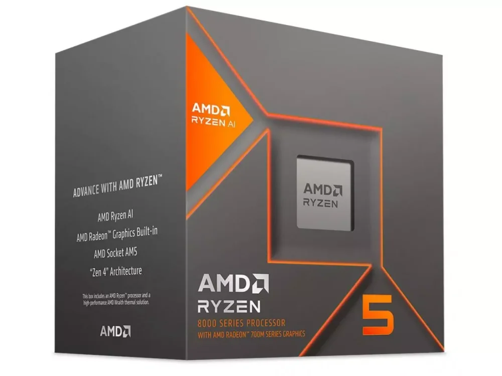 PROC DESK AMD AM5 RYZEN 5 8600G 4.3GHZ SIX CORE OEM   I