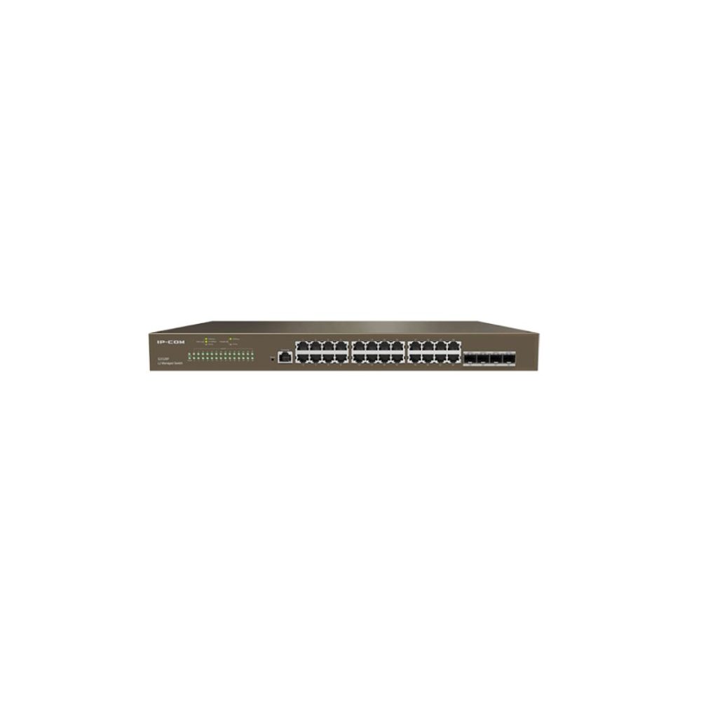 SWITCH IP-COM  L2 G3328F GIGABIT 24 PORTAS + 4 SFP GERENCIAVEL 10/100/1000 BOX   I - Imagem 2