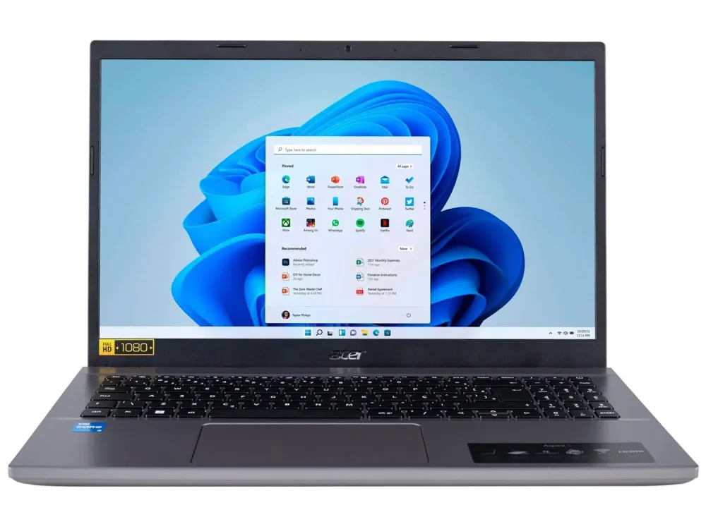 NOTEBOOK ACER ASPIRE 5 A515-57-55B8 I512450H/8GB/SSD256/FHD/WIN 11 (OUTLET) BOX