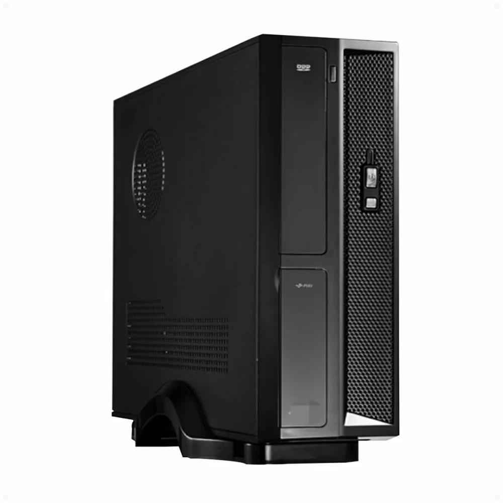 GAB. SLIM MATX SFX BRAZILPC BPC-8122 1 BAIA BLACK (2xUSB)(S/ BASE/LEVES ARRANHÕES) C/ FONTE 200W OEM
