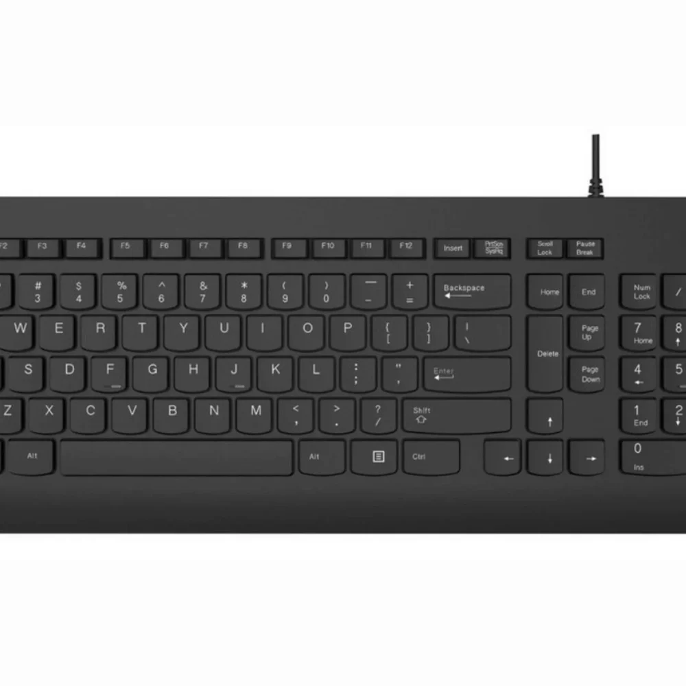TECLADO USB BRAZILPC BPC-L7040 TECLA PERFIL BAIXO PRETO GRAV LASER 1.8M (OEM)