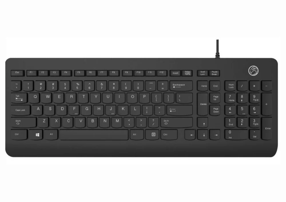 TECLADO USB BRAZILPC BPC-L7040 TECLA PERFIL BAIXO PRETO GRAV LASER 1.8M (OEM)
