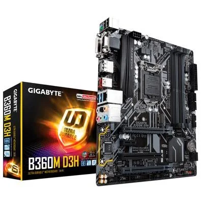 PLACA MAE DESK GIGABYTE 1151 B360M-D3H (4xDDR4/HDMI/DVI-D/DP PORT//M.2/5xUSB3./REDE GIGABIT) OEM   I
