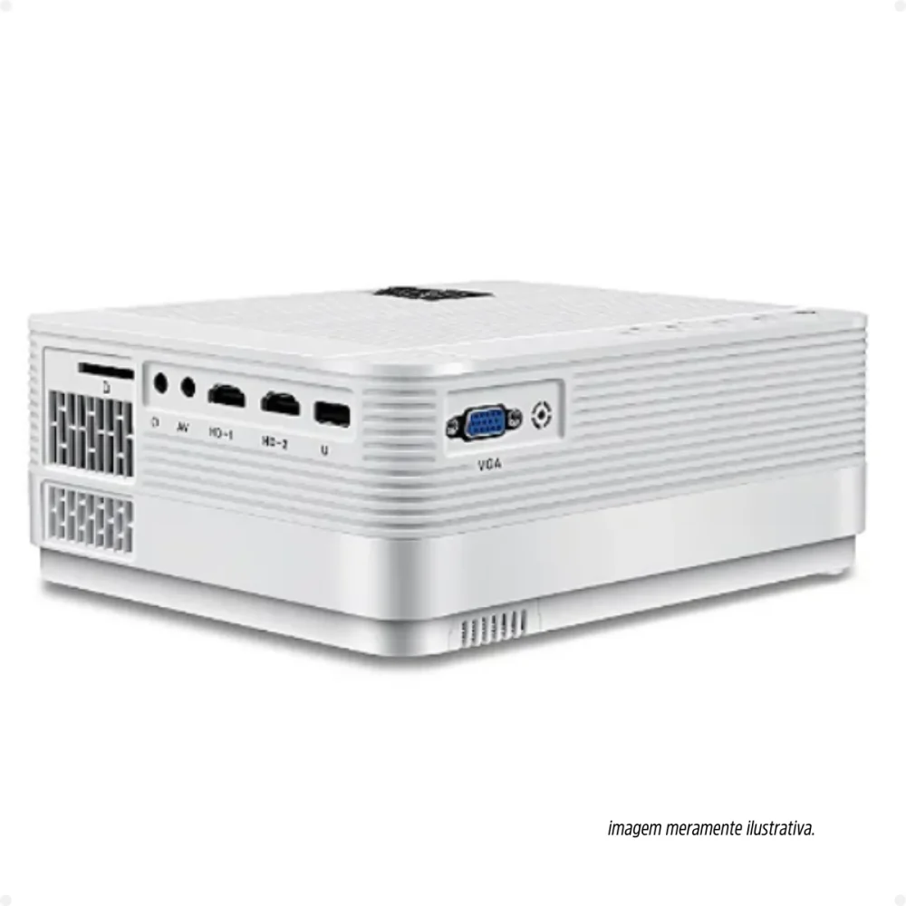 PROJETOR BRAZILPC BPC-720P H3A 2800 LUMENS BRANCO (2xHDMI/1xUSB/1xVGA/AV/SD CARD) BOX   I - Image 2