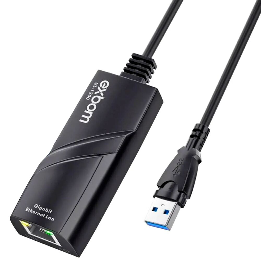 ADAP REDE USB3.0 GIGALAN 1000M EXBOM UL-1200 BOX