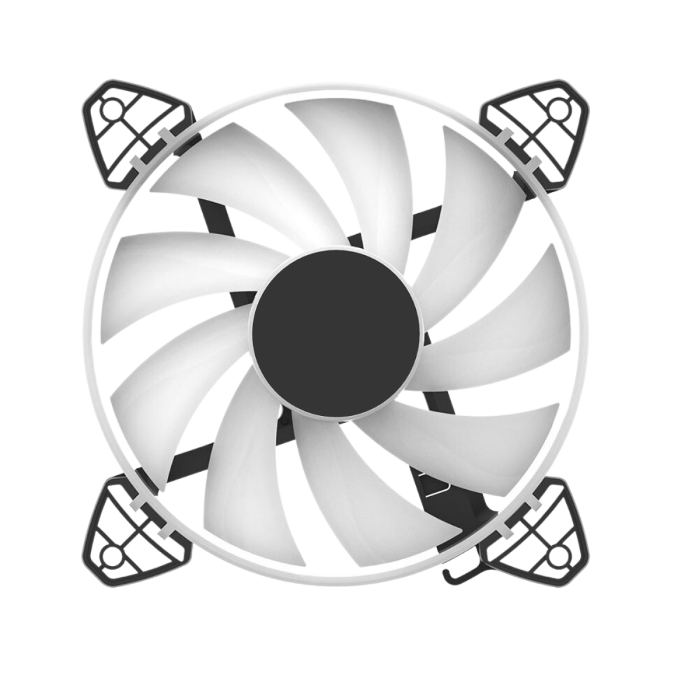 COOLER P/ GABINETE 12X12 BRAZILPC BPC-CL-SLIM-RGB C/ LED CENTRAL OEM   I - Image 4