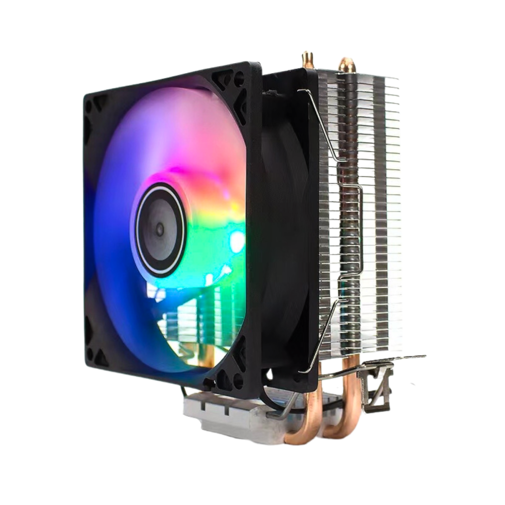 COOLER BRAZILPC GAMER CL-SA90R 2 HEATPIPE 100W LED P/ INTEL/AMD (115x/1200/1700/AMx) BOX   IMPO - Image 4