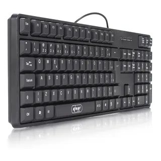 TECLADO USB BRAZILPC BPC-7040 TECLA PERFIL BAIXO PRETO 1.8M OEM