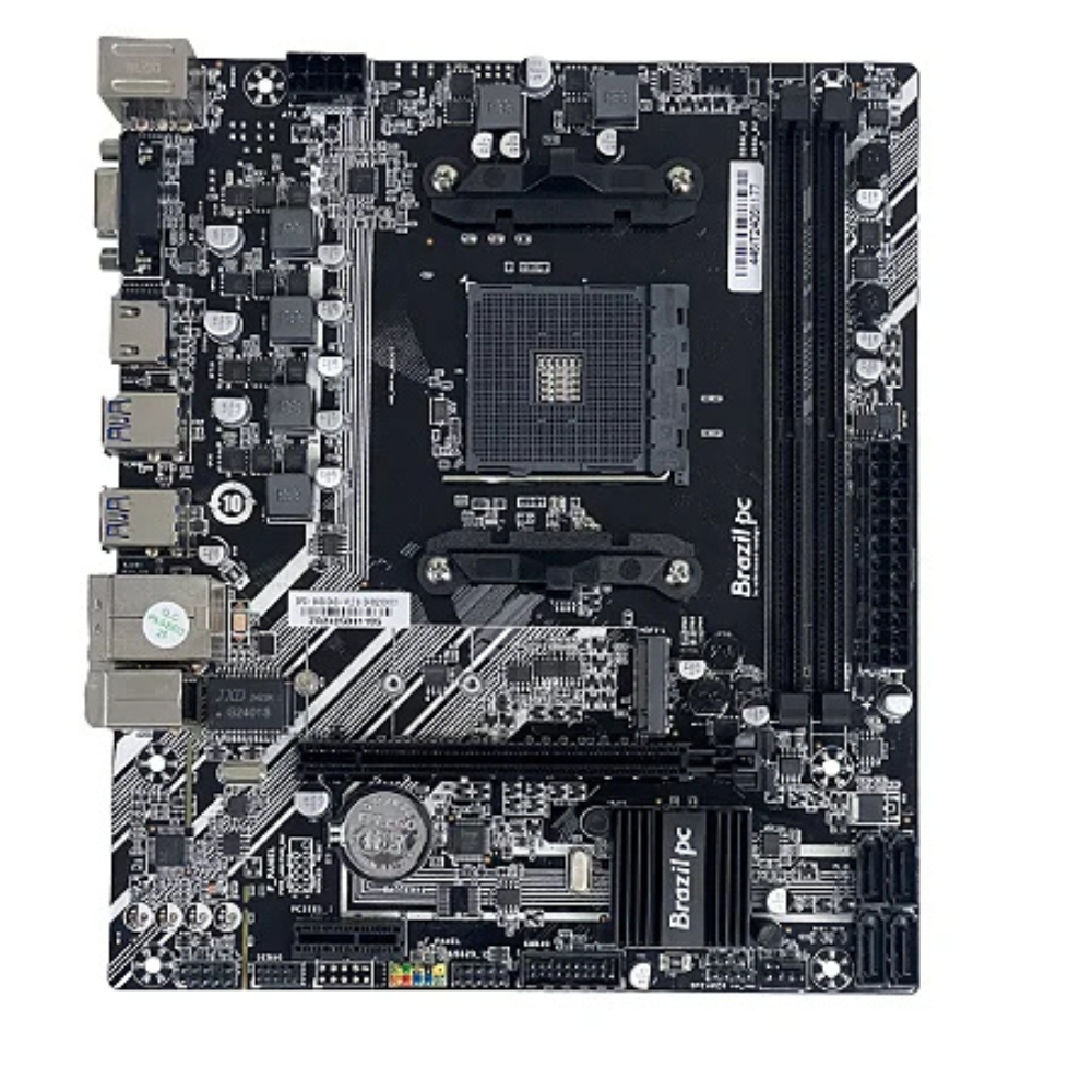 PLACA MAE DESK BRAZILPC AM4 BPC-B450DAG-M.2 (2xDDR4/HDMI/VGA/M.2/4xUSB3.2/REDE 1000M) BOX   I