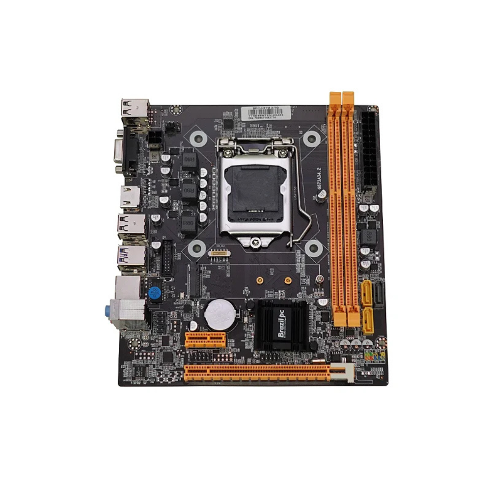 PLACA MAE DESK BRAZILPC 1150 BPC-H81M.2-TG (2xDDR3/1xHDMI/1xVGA/M.2/2xUSB3.0/REDE 1000M) BOX   I