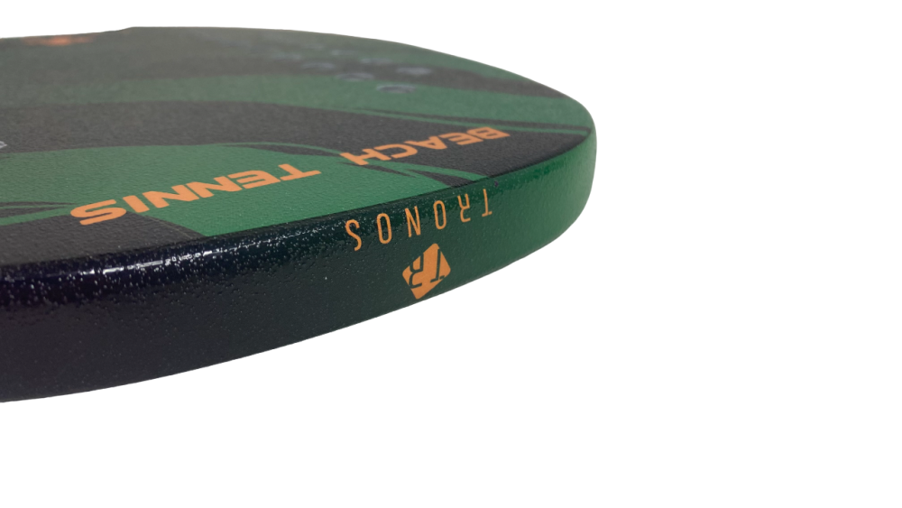 RAQUETE DE BEACH TENNIS EM 100% CARBONO TRONOS SU-TN-CV VERDE COM BOLSA   I - Image 6