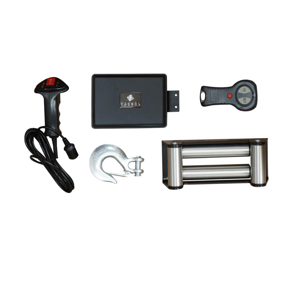 GUINCHO ELETRICO TRONOS TX-17000 MOTOR 7,3HP CABO AÇO 30M C/ CONTROLE REMOTO BOX   I - Image 3