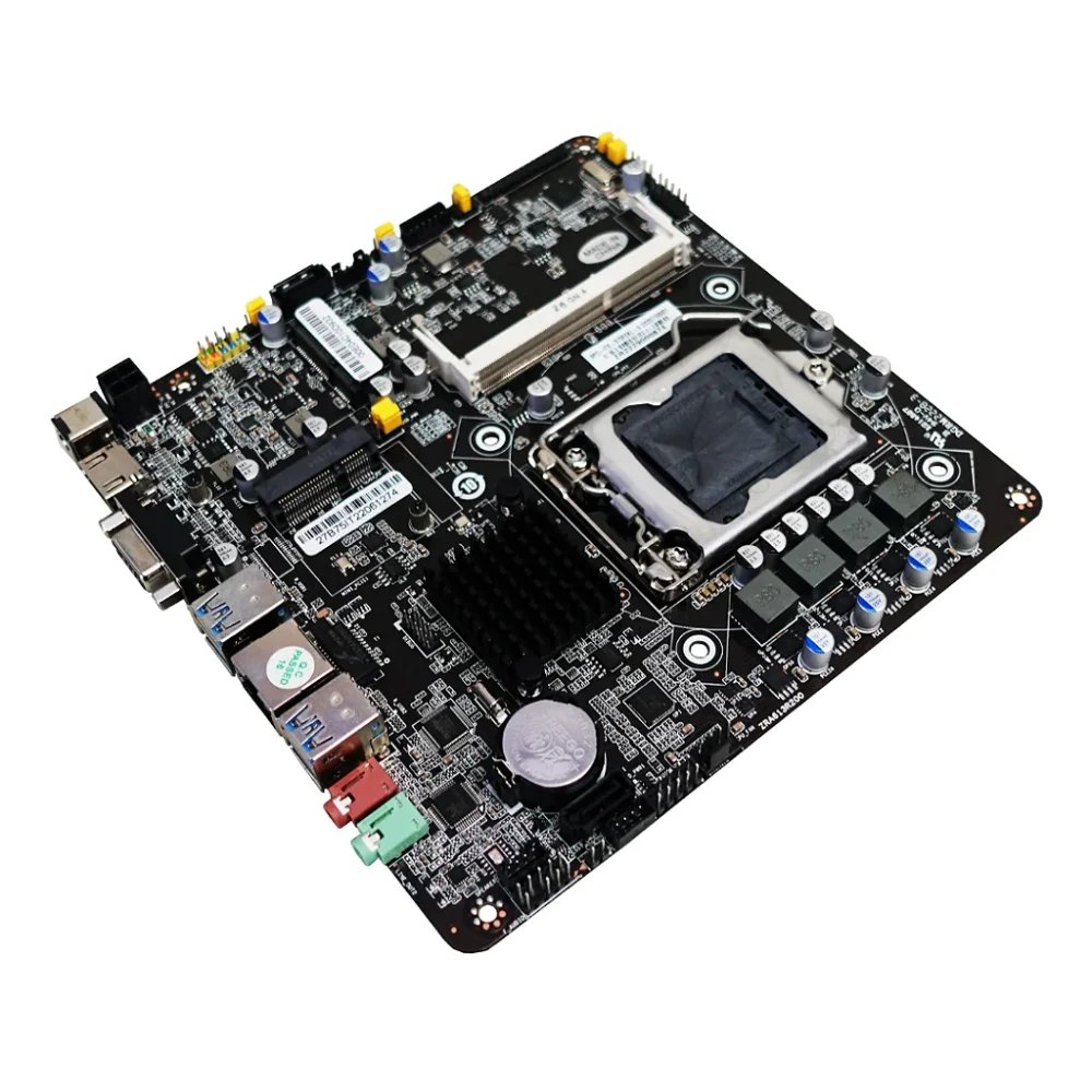 PLACA MAE AIO BRAZILPC 1155 BPC-ITX-B75FOKL-G (DDR3/HDMI/VGA/4xUSB3.0/REDE 1000M/AUDIO) OEM   I