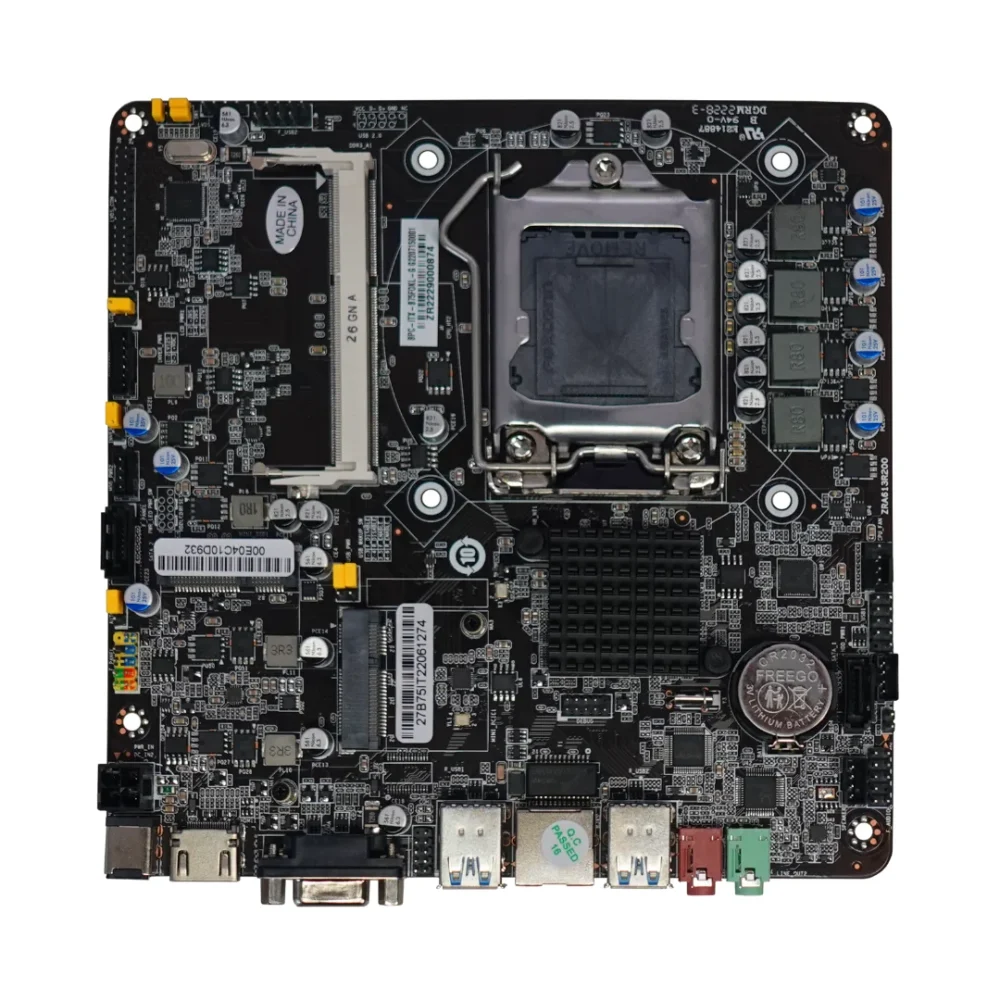 PLACA MAE AIO BRAZILPC 1155 BPC-ITXB75 (1xDDR3/1xVGA/1XHDMI/2xUSB3.0/1xREDE/1xAUDIO) OEM   I