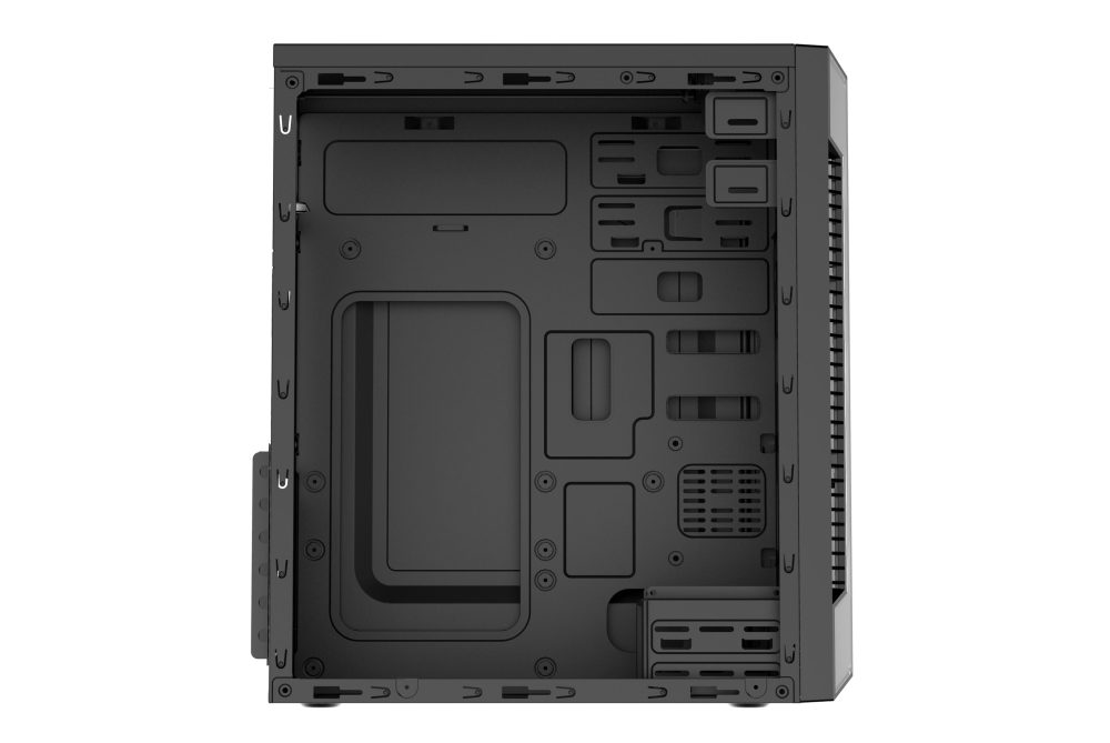 GAB. ATX BRAZILPC BPC-C3135 1 BAIA BLACK (2xUSB + AUDIO) S/ FONTE BOX - Image 3