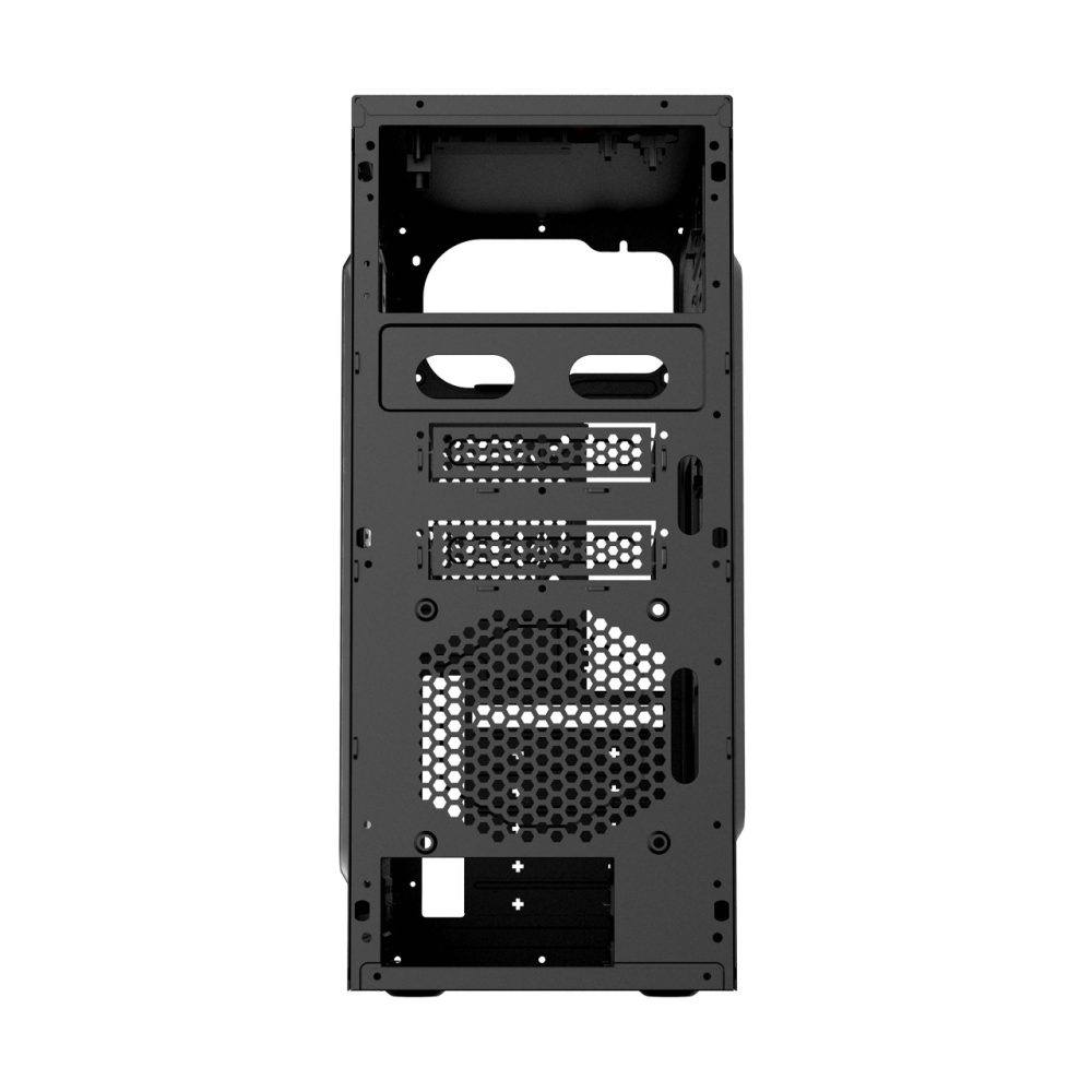 GAB. ATX BRAZILPC BPC-C3135 1 BAIA BLACK (2xUSB + AUDIO) S/ FONTE BOX - Image 2