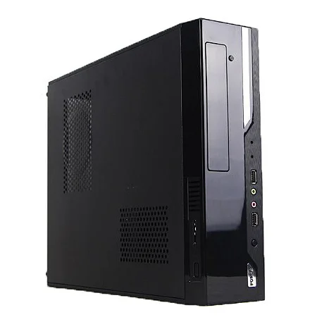 GAB. SLIM ITX OKI MICRO ITX PRETO S/ BAIA (USA FONTE P/ NOTE) OEM