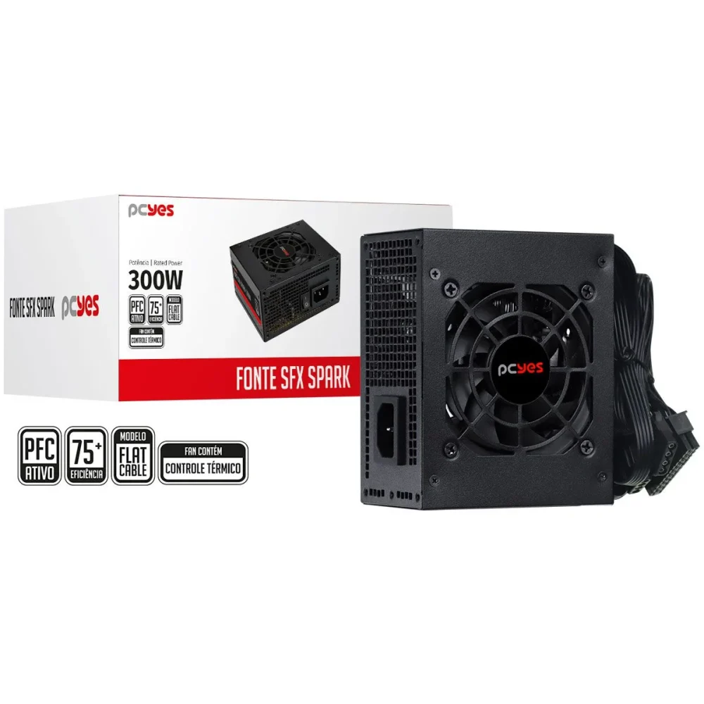 S1-04 SLIM 300W LABEL PSU SFX (FONTE DE ALIMENTAÇÃO 300W) OEM