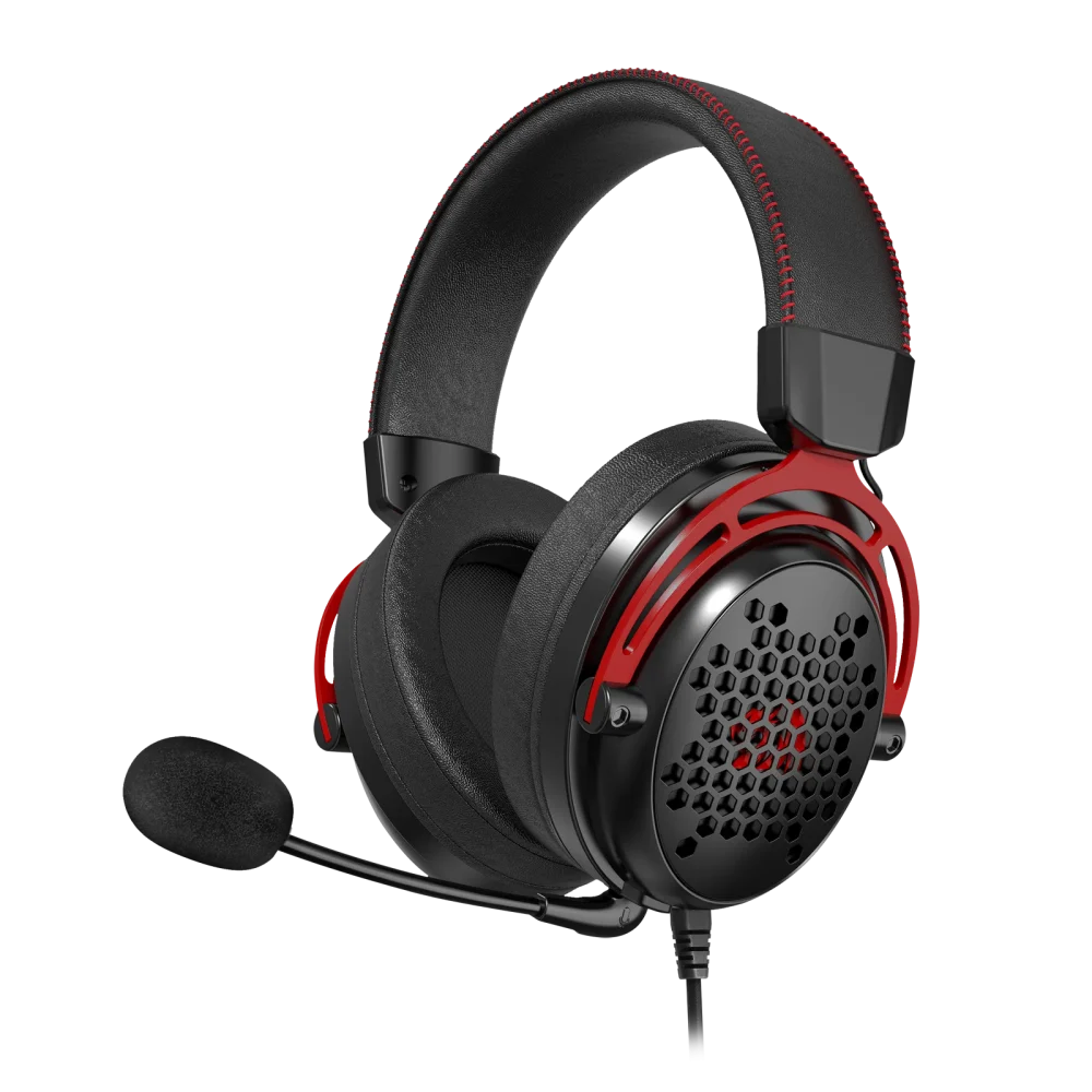 FONE DE OUVIDO / HEADSET GAMER REDRAGON DIOMEDES H388 PRETO BOX