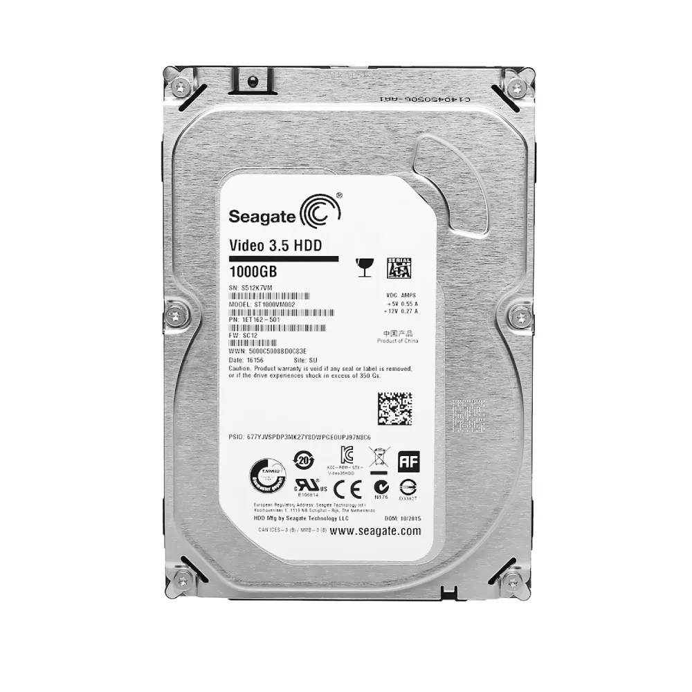 HD DESK SATA3 1TB SEAGATE 3.5 SLIM HDD HD ST1000VM002 (MTG) OEM