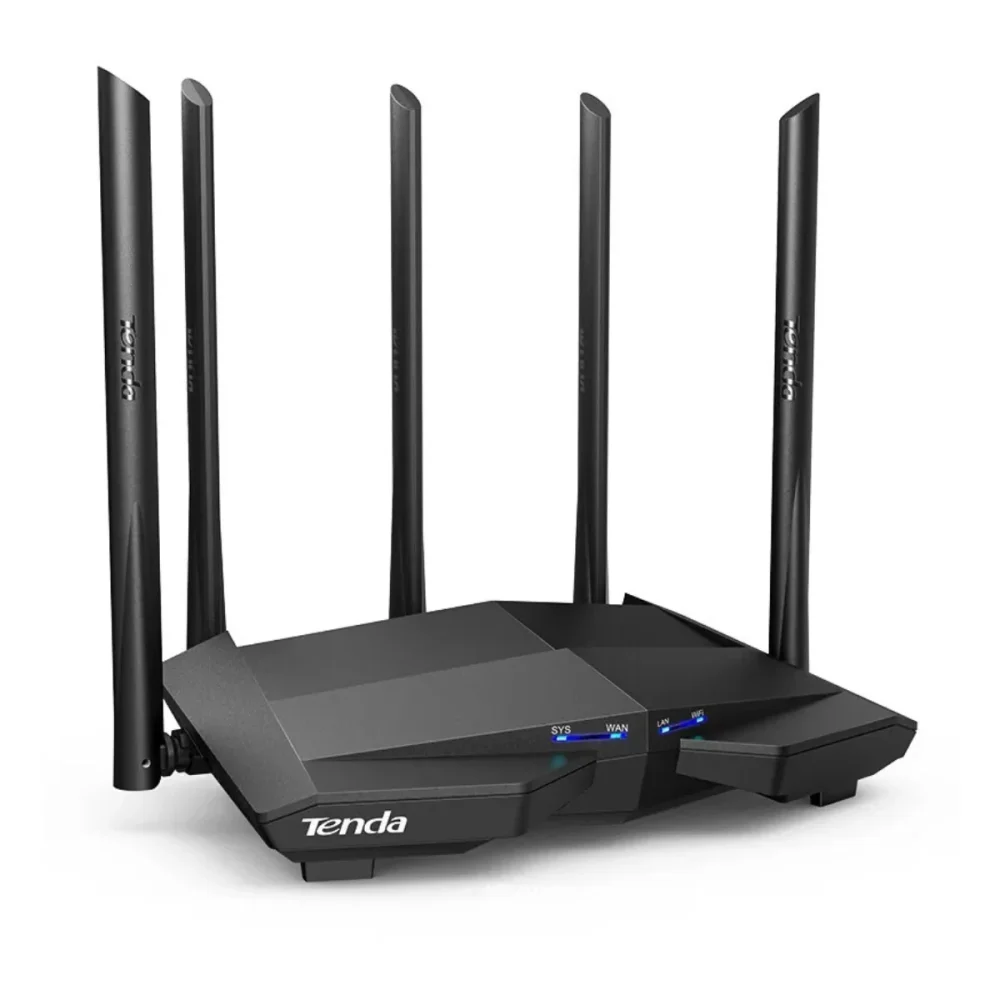 ROTEADOR TENDA AC10 WIRELESS 1200MBPS DUAL BAND AC 4 ANTENAS 5dBI GIGABIT BOX   I