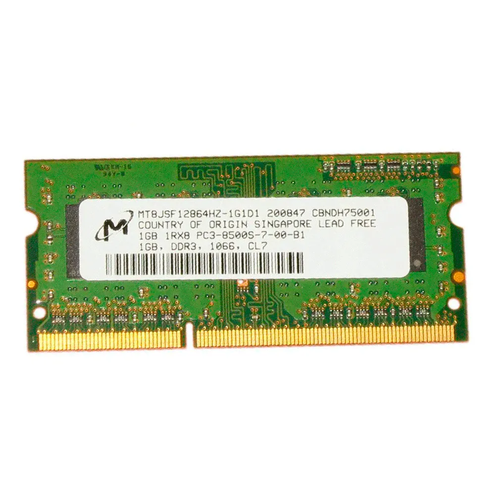 MEMORIA NOTE 1GB DDR3 1066 (SOMENTE PARA MONTAGEM) OEM