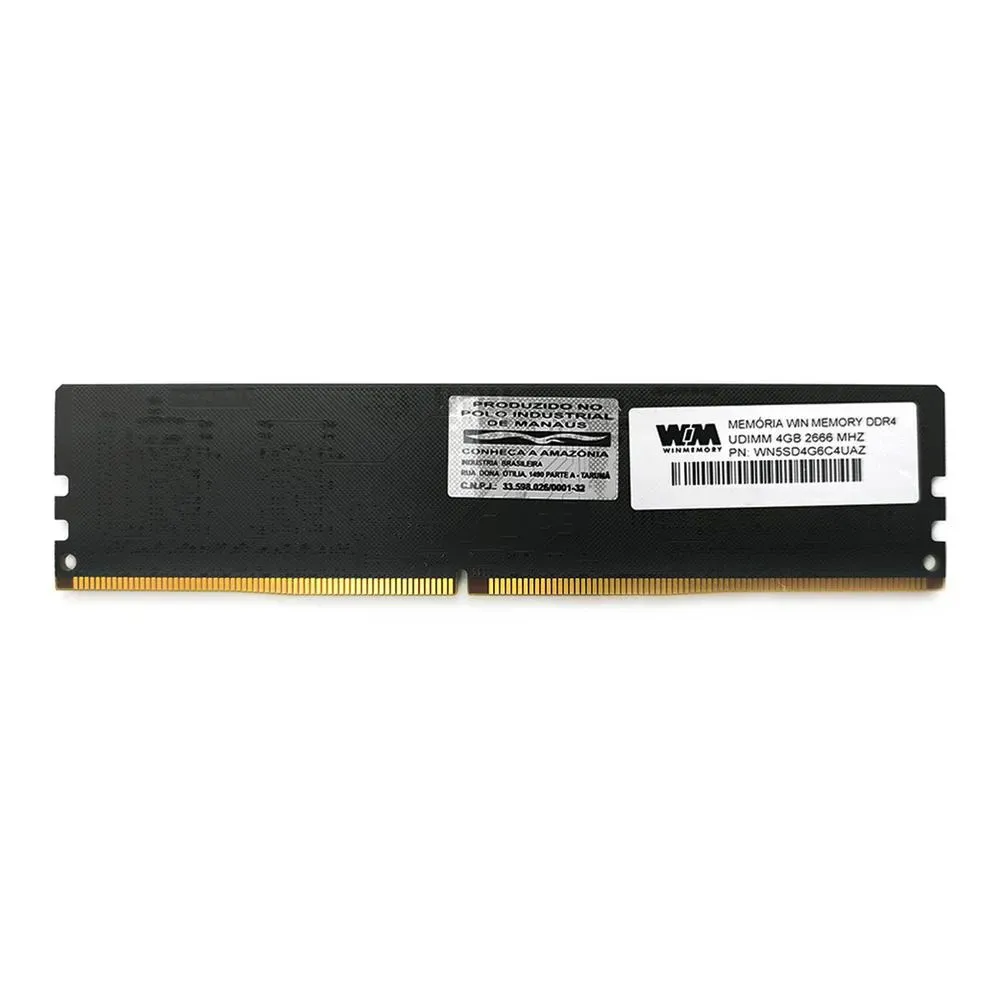 MEMORIA DESK 4GB DDR4 2666 WIN MEMORY WN5SD4G6C4UAZ OEM