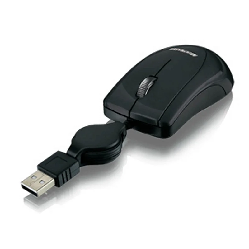 MOUSE USB MINI RETRATIL MULTILASER MO159 PRETO BOX
