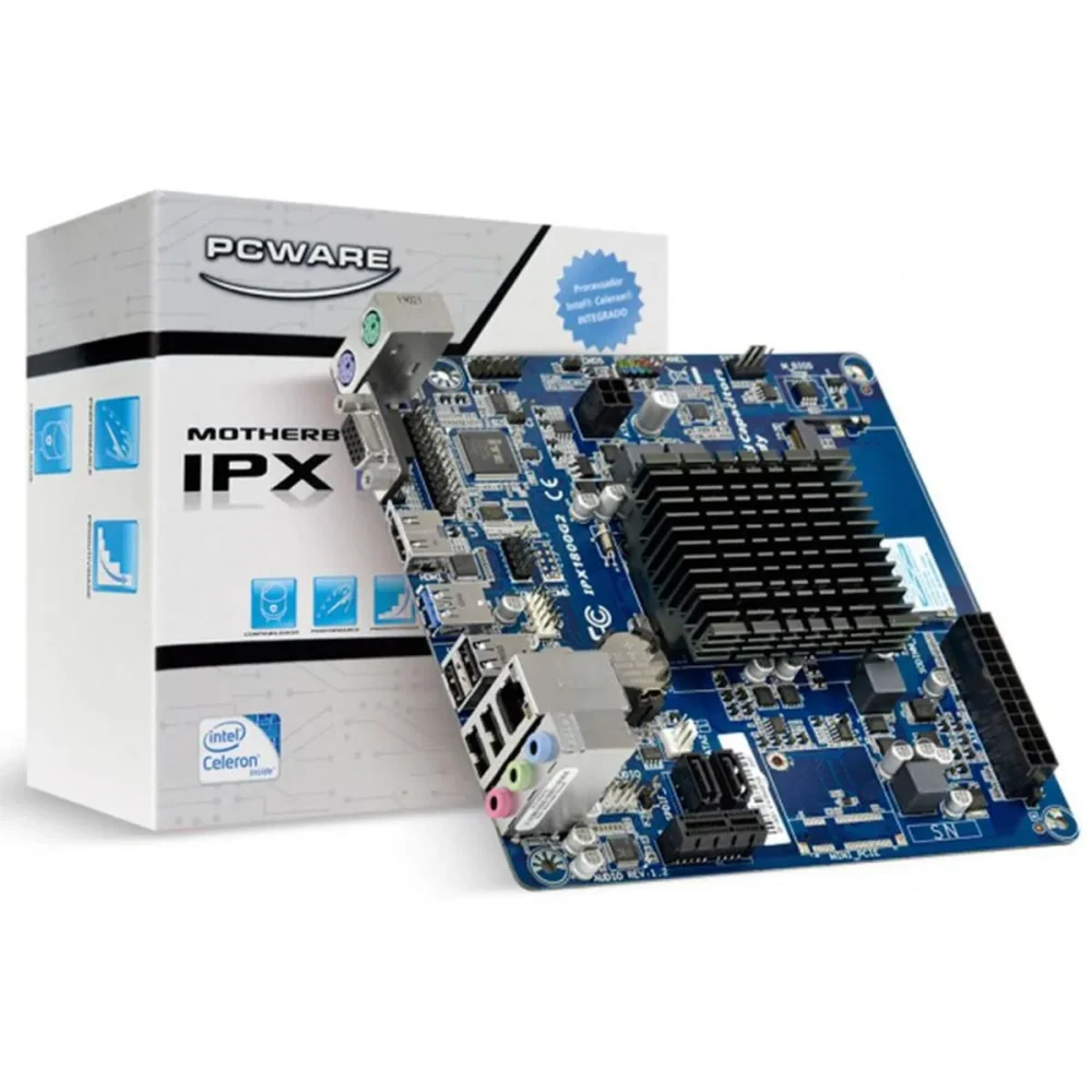 MICRO UPD BRAZIL PC (MB IPX1800G2/CELERON J1800/8GB/1TB/DVDRW/LINUX) BOX - Imagem 2