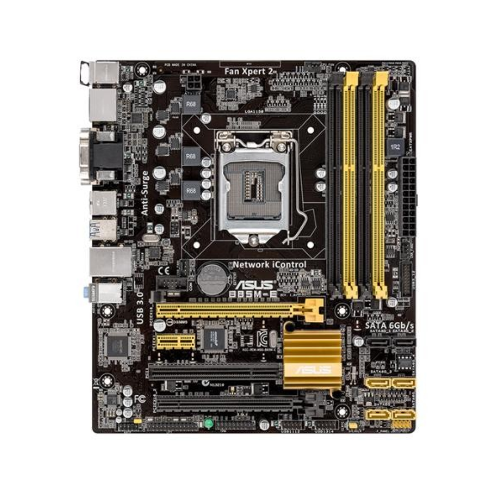 PLACA MAE DESK ASUS 1150 B85M-F (2xDDR3/1xVGA/1xDVI-D/2xUSB3.1/LAN)(SOMENTE MONTAGEM) OEM