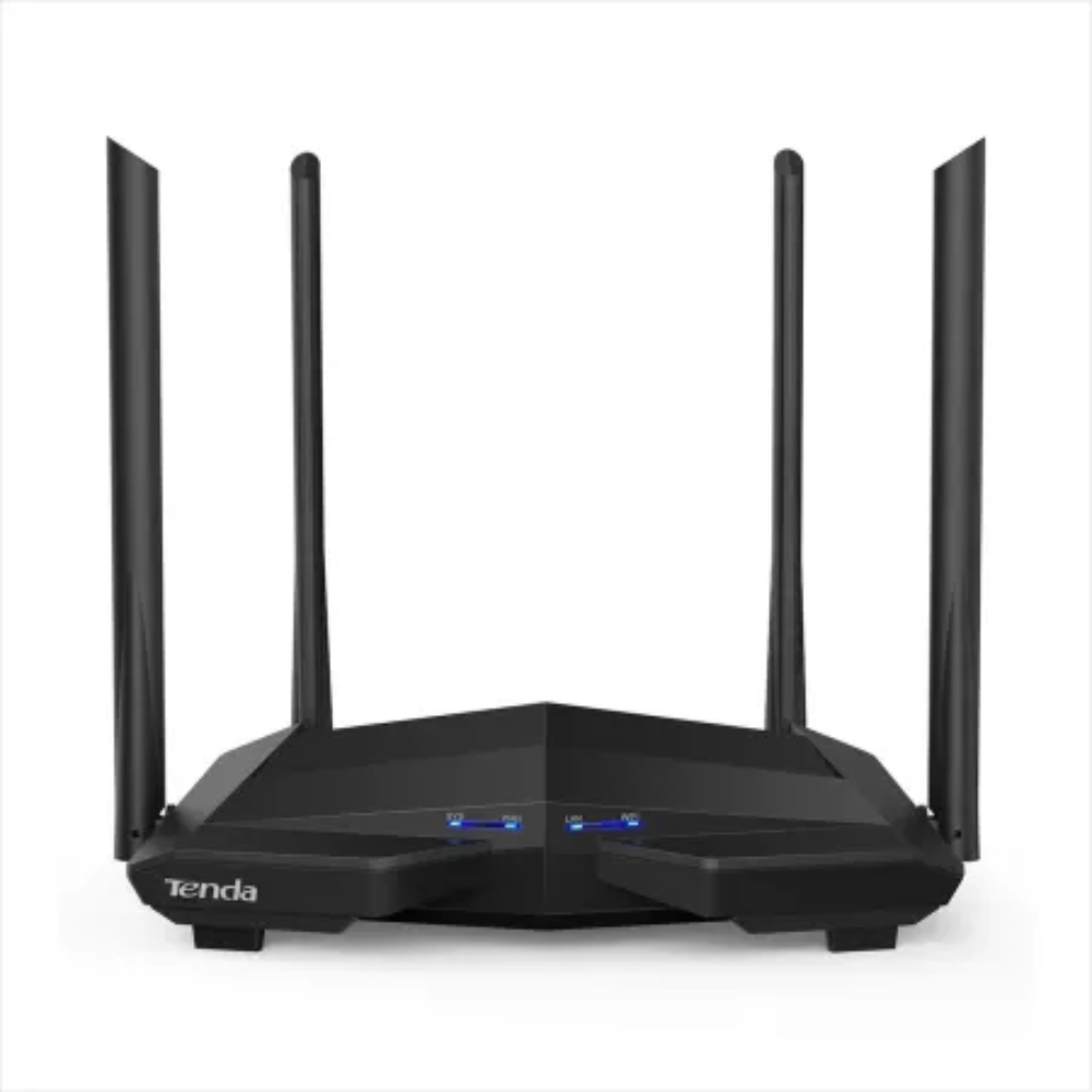 ROTEADOR TENDA TX2 PRO WIRELESS 11AX 1500MBPS 2.4GHZ E 5GHZ DUAL BAND GIGABIT WIFI6 5 ANTENAS BOX  I