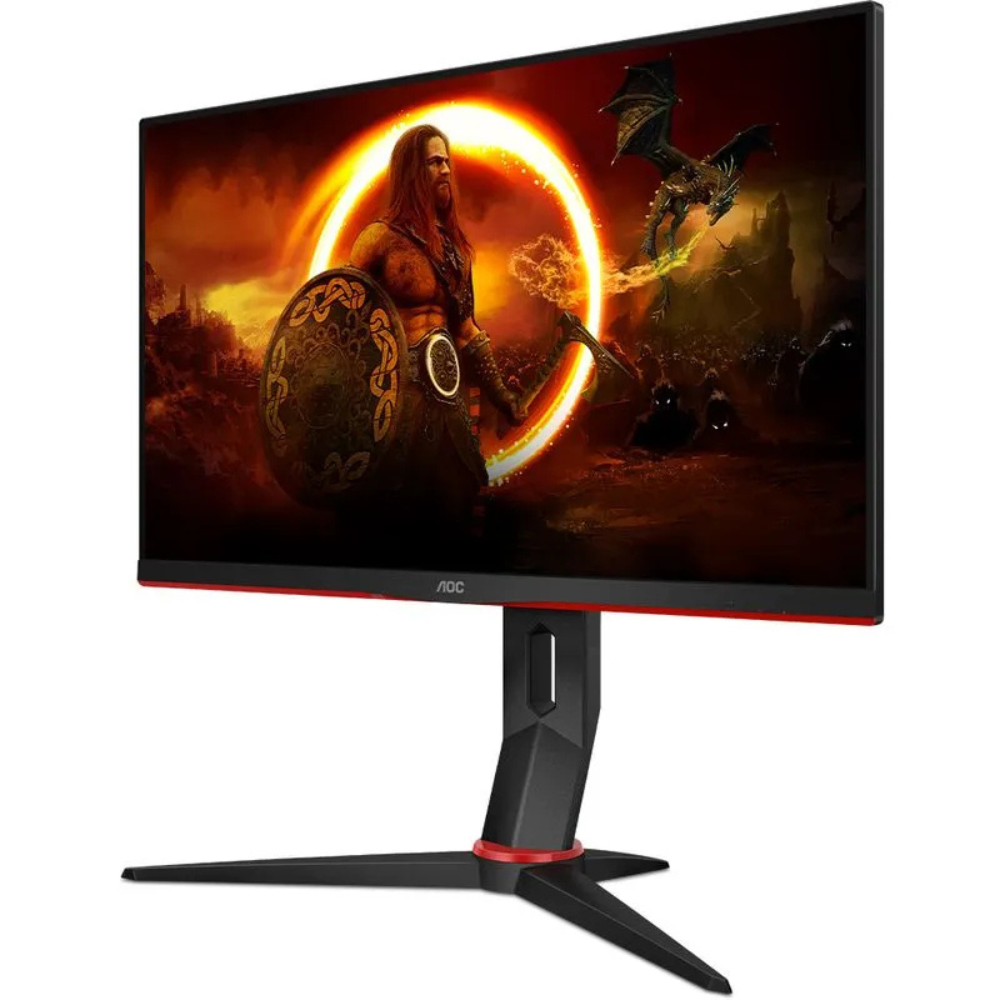 MONITOR GAMER 23,8" AOC 24G2S/BK FULL HD 165HZ 127/220V PRETO/VERMELHO (OUTLET) BOX