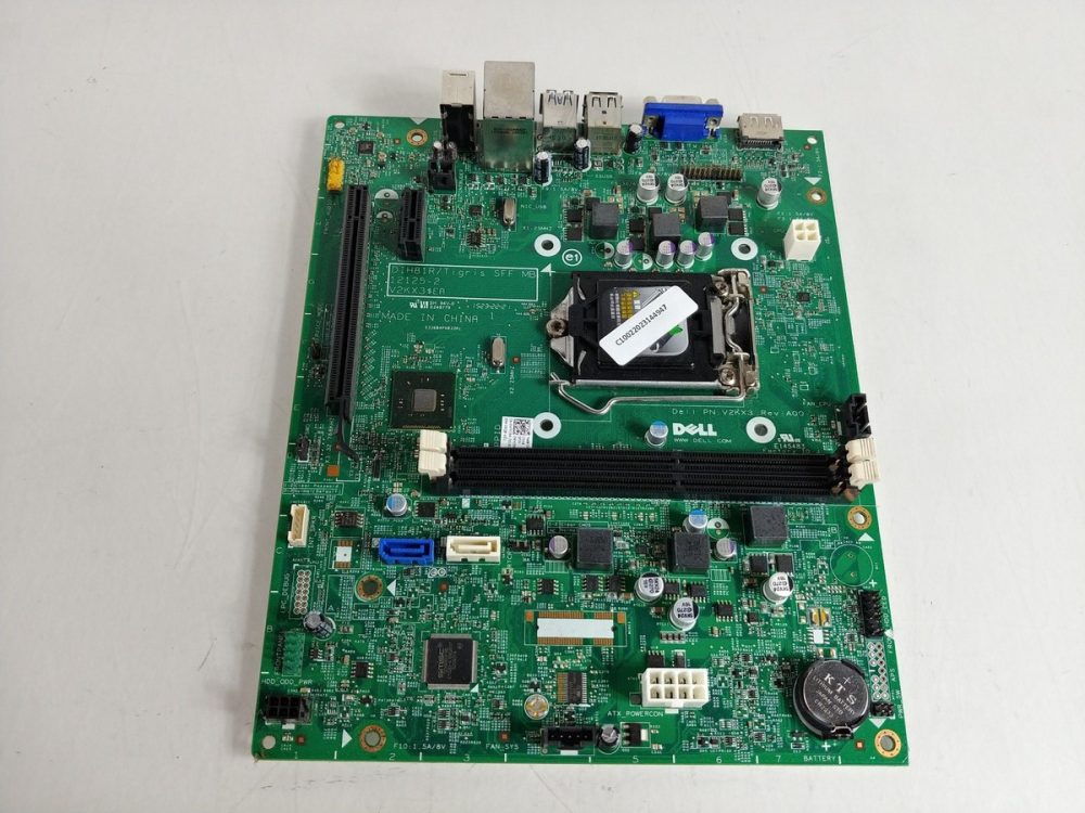 PLACA MAE DESK DELL 1150 06X1TJ C/ COOLER/FONTE 290W (4xDDR3/1xVGA/2xDP/1xSOM/1xREDE)(S/ ES) OEM   I