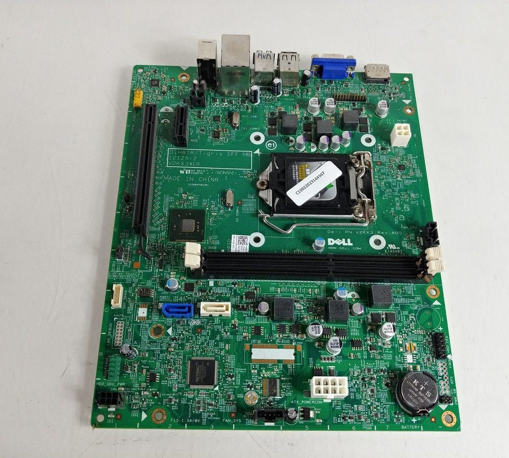 PLACA MAE DESK DELL 1150 06X1TJ C/ COOLER/FONTE 290W (4xDDR3/1xVGA/2xDP/1xSOM/1xREDE)(S/ ES) OEM   I