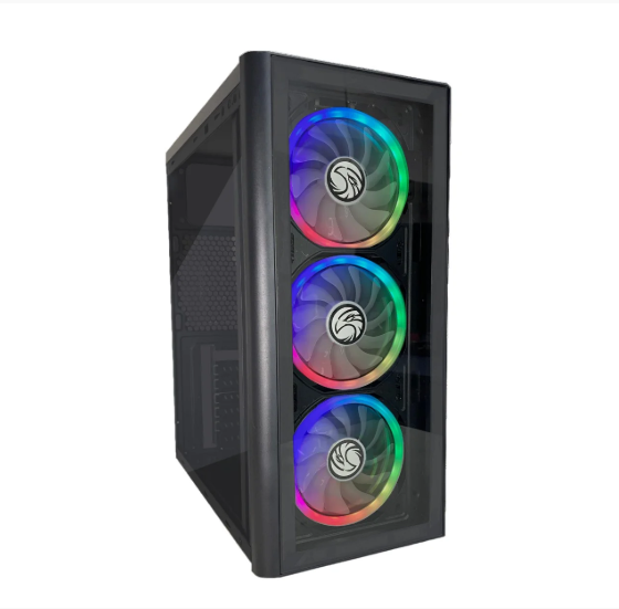 GAB. ATX  GAMER BPC C2-2901 BLACK (2xUSB/AUDIO HD/LATERAL ACRILICO) S/ FONTE